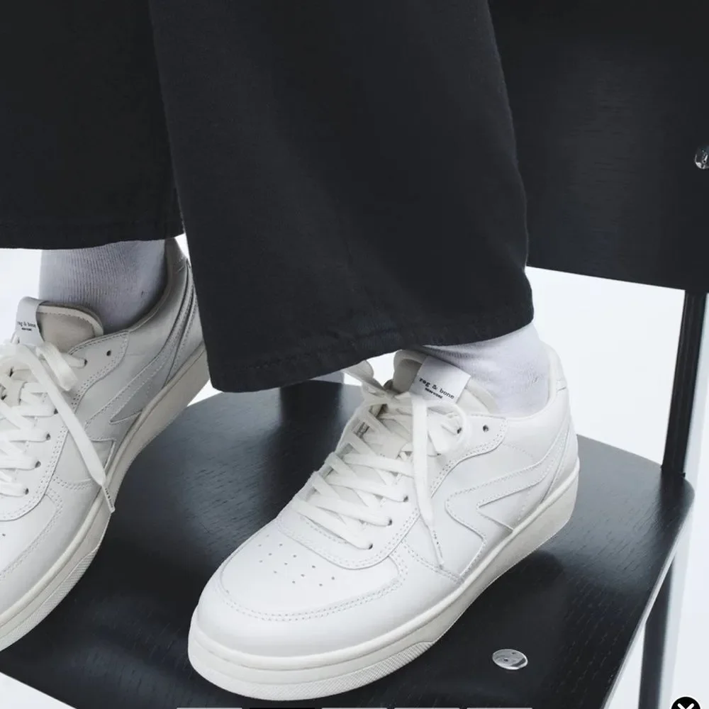 Rag & Bone Retro Court Leather Sneaker Size 40 - Picture 2 of 5